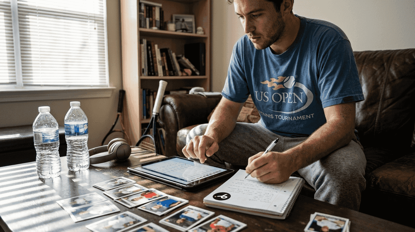 What is fantasy team management in tennis?