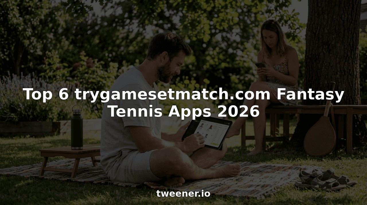 Top 6 trygamesetmatch.com Fantasy Tennis Apps 2026